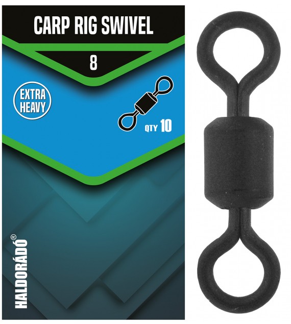 Haldorádó Carp Rig Swivel  8 - Univerzális, erős pontyos forgó