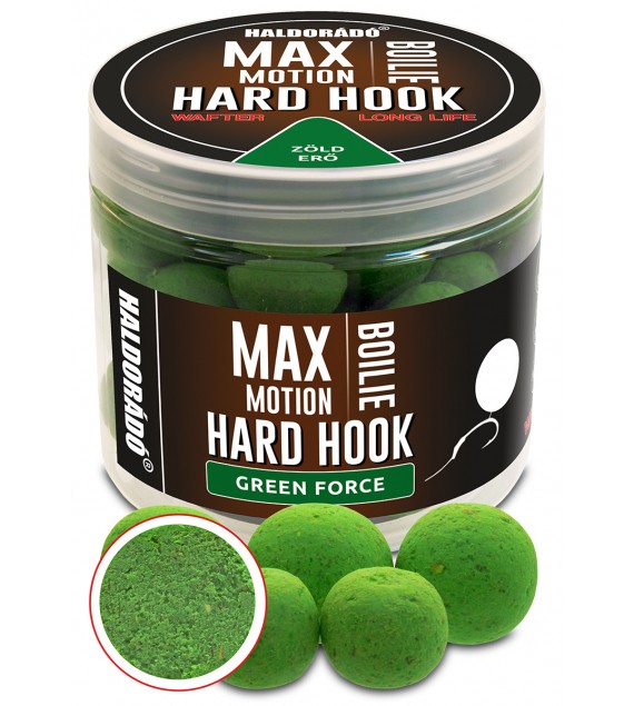 Haldorádó MAX MOTION Boilie Hard Hook Wafter 16, 20 mm - Green Force