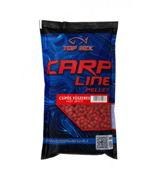 TOP MIX Carp Line etető pellet 8mm - Csípős fűszeres