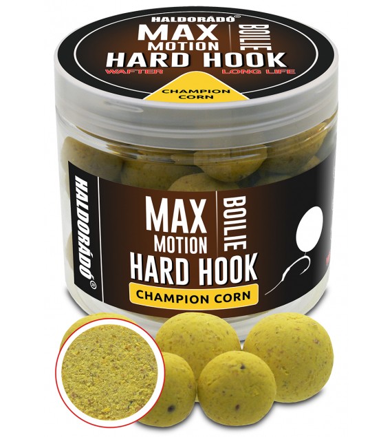 Haldorádó MAX MOTION Boilie Hard Hook Wafter 16, 20 mm - Champion Corn