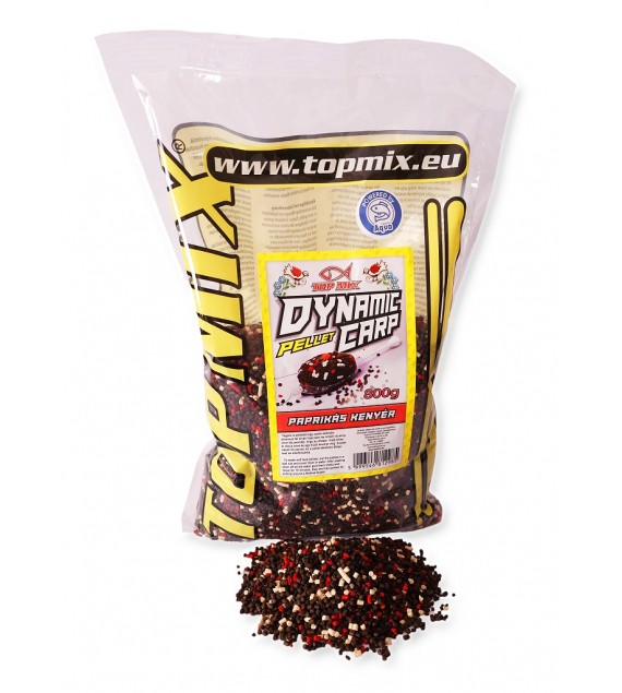 TOP MIX Dynamic Carp etető pellet, Paprikás kenyér