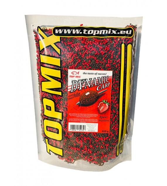 TOP MIX Dynamic Carp etető pellet,  Eper