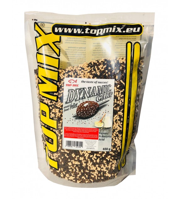 TOP MIX Dynamic Carp etető pellet,  Vajsav