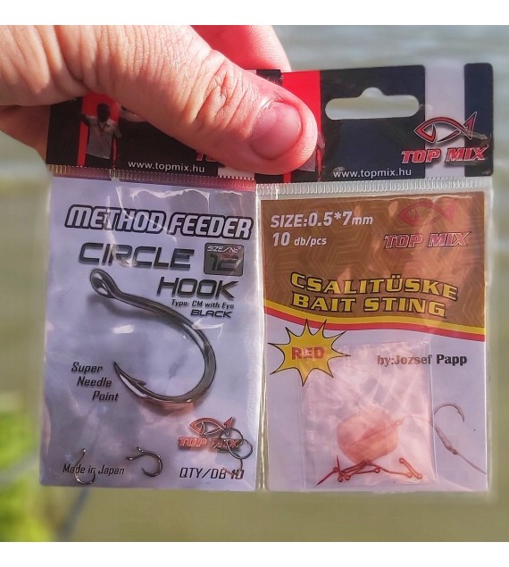 Top Mix Method feeder Circle hook #10