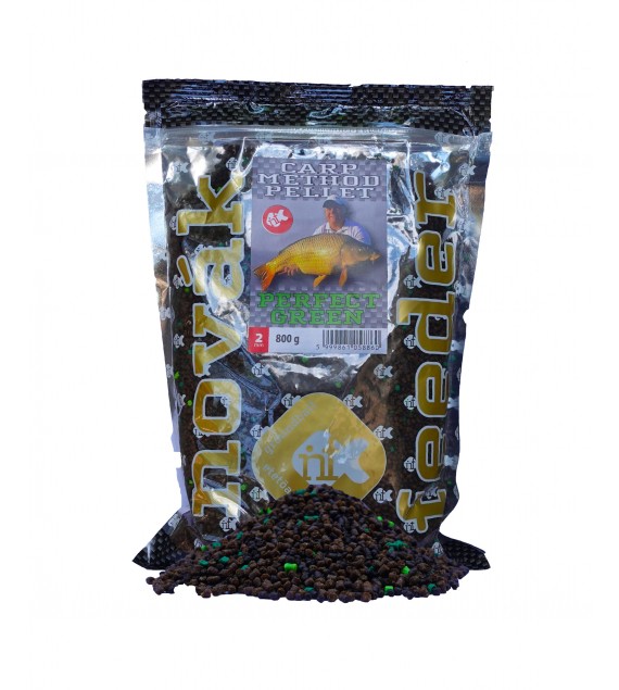 NovákFeeder Carp Method Pellet - Perfect Green