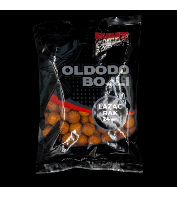 BAIT MAKER Oldódó bojli 24 mm Lazac & Rák 1 kg