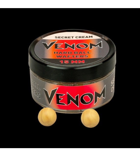 Feedermánia VENOM HARD BALL WAFTERS 15 MM SECRET CREAM