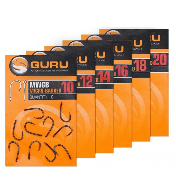 GURU MWG Hook size 16 (Barbed/Eyed)