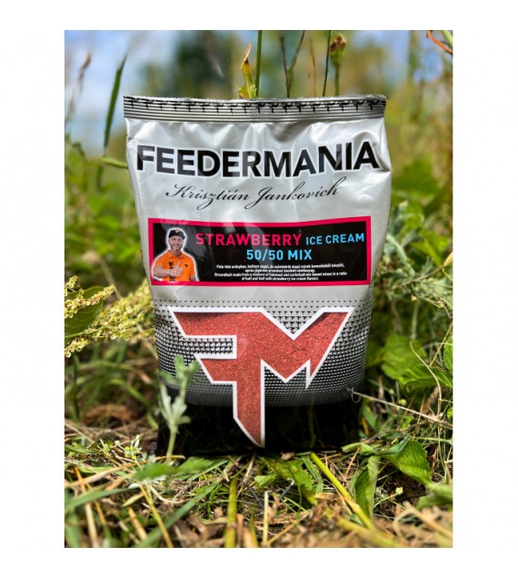 Feedermánia GROUNDBAIT 50/50 MIX STRAWBERRY ICE CREAM