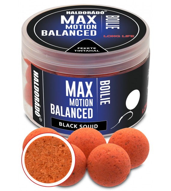 Haldorádó MAX MOTION Boilie Balanced 20 mm - Fekete Tintahal