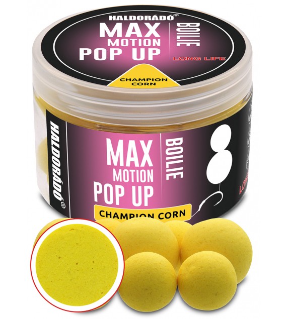 Haldorádó MAX MOTION Boilie Pop Up 16, 20 mm - Champion Corn