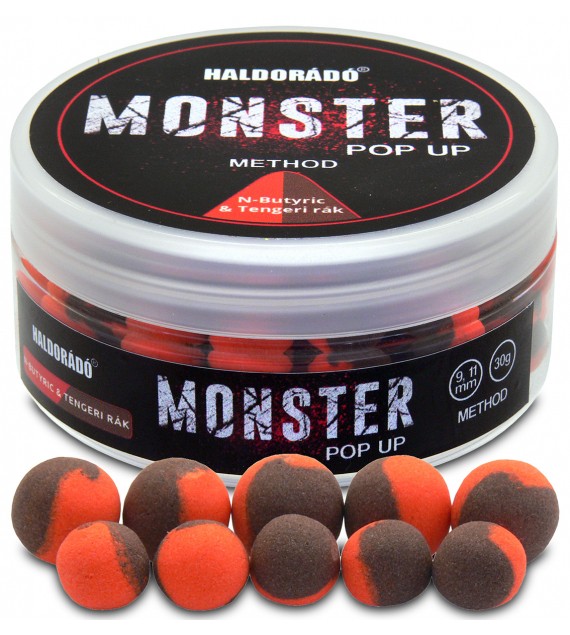 Haldorádó MONSTER Pop Up Method 9, 11 mm - Vajsav & Tengeri rák