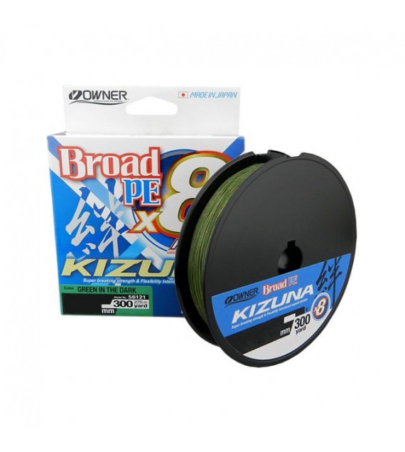 OWNER Kizuna X8 Dark Green 135 m - 0,12 mm