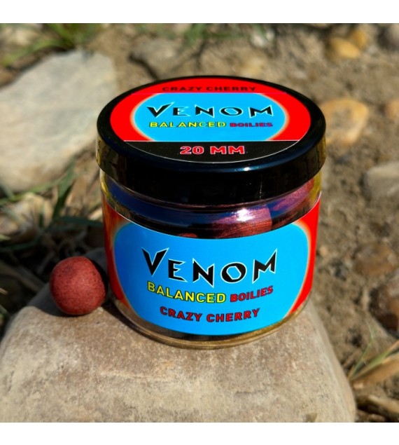 Feedermánia Venom Balanced Boilies Crazy Cherry 20 mm