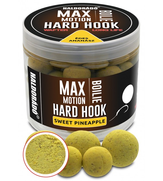 Haldorádó MAX MOTION Boilie Hard Hook Wafter 16, 20 mm - Édes Ananász