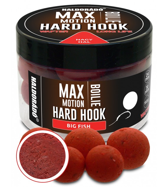 Haldorádó MAX MOTION Boilie Hard Hook Wafter 24, 30 mm - Nagy Hal
