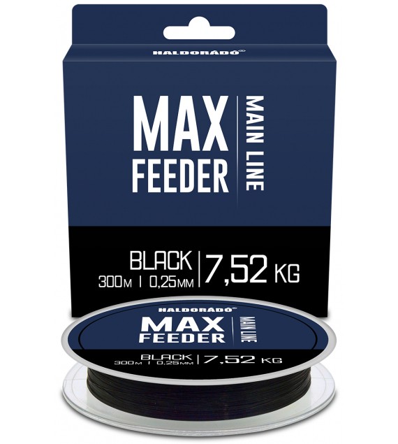 Haldorádó MAX Feeder Black 0,25mm / 300m - 7,52 kg