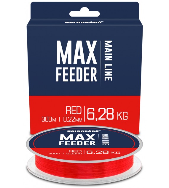 Haldorádó MAX Feeder Red 0,22mm / 300m - 6,28 kg