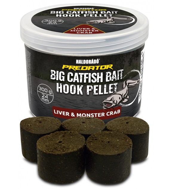 Haldorádó Catfish Bait Hook Pellet 24 mm - Liver & Monster Crab