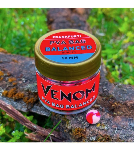 Feedermánia Venom PVA Bag Balanced Boilies - Frankfurti 10mm