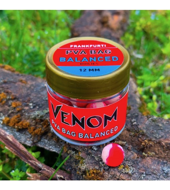 Feedermánia Venom PVA Bag Balanced Boilies - Frankfurti 12mm