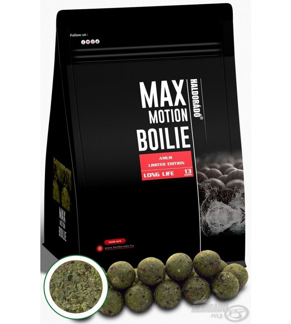 Haldorádó MAX MOTION Boilie Long Life 13 mm Limited Edition - Amur