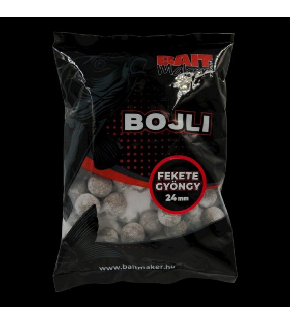 BAIT MAKER Bojli 24 mm Fekete Gyöngy 800 g