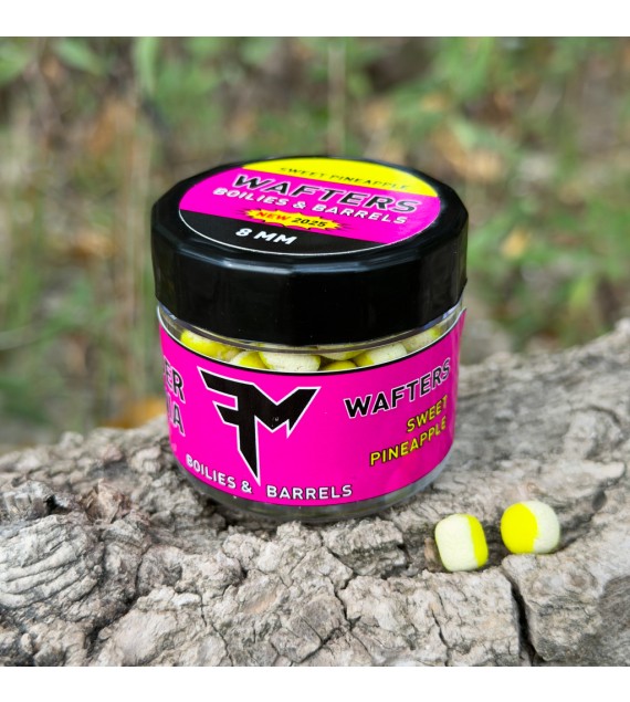 Feedermánia Wafters Twisted Boilies & Barrels 8 mm Sweet Pineapple