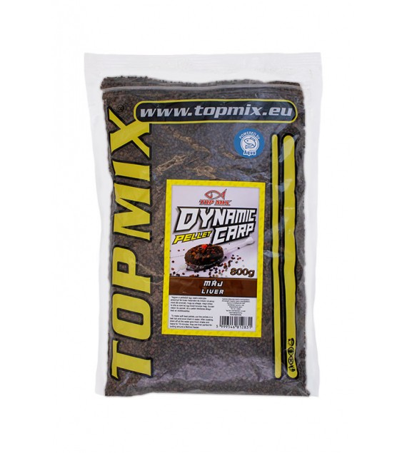 TOP MIX Dynamic Carp etető pellet, Máj