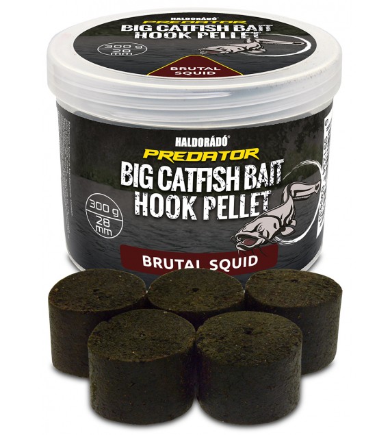 Haldorádó Catfish Bait Hook Pellet 28 mm - Brutal Squid