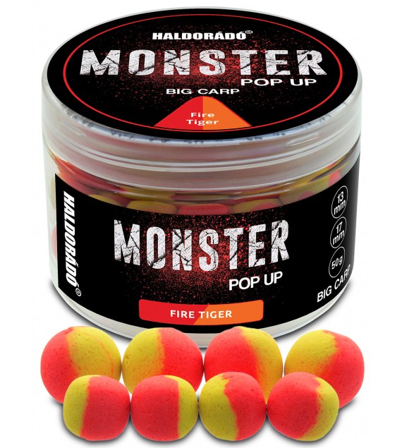 Haldorádó MONSTER Pop Up Big Carp 13, 17 mm  - Fire Tiger