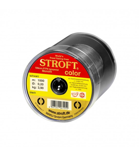 Stroft Color Black főzsinór 1000m  0,20mm