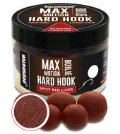 Haldorádó MAX MOTION Boilie Hard Hook Wafter 24, 30 mm - Fűszeres Vörös Máj