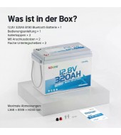 Redodo LiFePO4 12V 320Ah Mini B190 BlueTooth akkumulátor