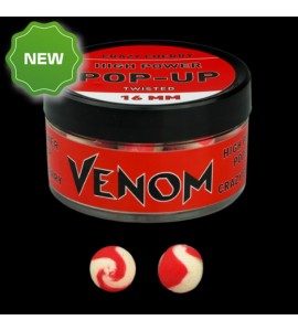 Feedermánia Venom High Power Pop-Up Boilie 16 mm CRAZY CHERRY