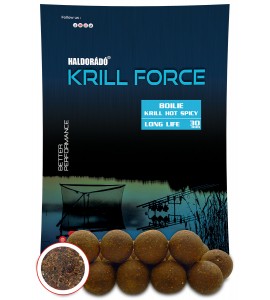 Haldorádó KRILL FORCE Boilie Long Life 30 mm - Krill Hot Spicy