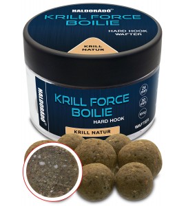 Haldorádó KRILL FORCE Boilie Hard Hook Wafter 24, 30 mm - Krill Natur