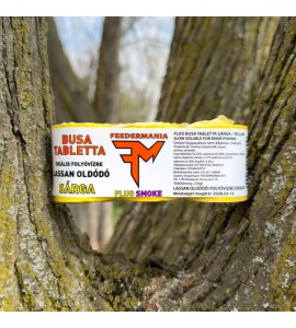 Feedermánia Fluo Smoke Busa Tabletta Lassan Oldódó - Sárga