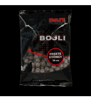 BAIT MAKER Bojli 16 mm Fekete Gyöngy 800 g