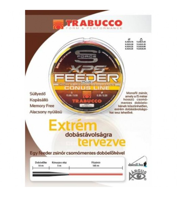 Trabucco SF FEEDER PLUS CONUS 0,25-0,35 200m