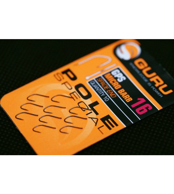 GURU Pole Special Hook Size 14 (Barbed/Spade End)