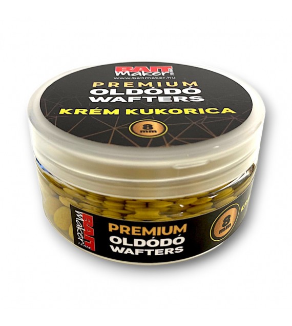 BAIT MAKER Premium Oldódó Wafters 8 mm Krém Kukorica 30 g