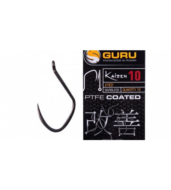 GURU Kaizen Eyed hook size 18 (Barbless/Eyed)