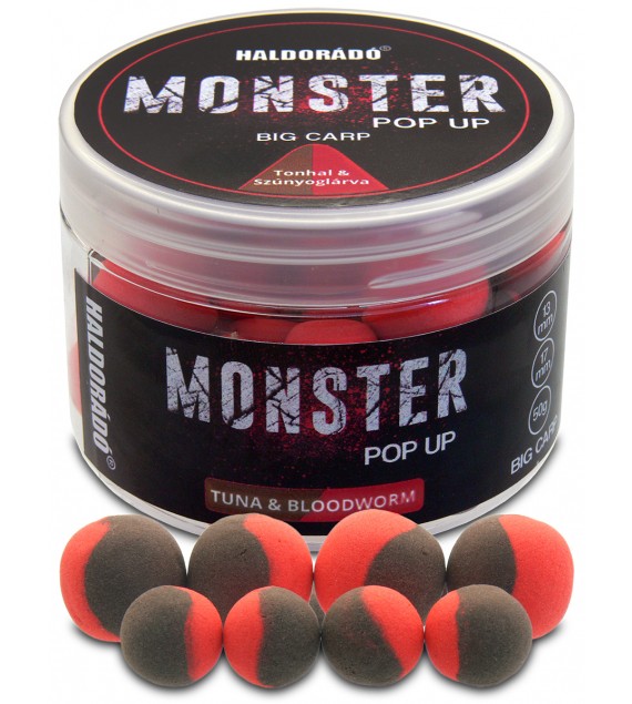 Haldorádó MONSTER Pop Up Big Carp 13, 17 mm - Tonhal & Szúnyoglárva