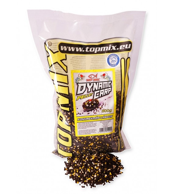 TOP MIX Dynamic Carp etető pellet, Fokhagymás lángos