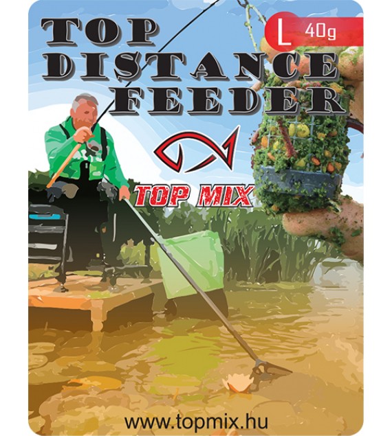 TOP MIX TOP DISTANCE Feeder kosár, "L", 40g