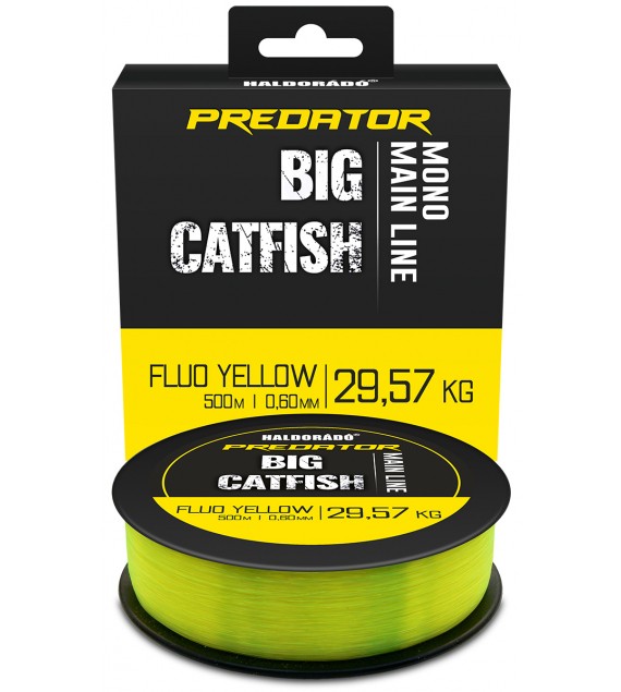 Haldorádó Predator Catfish Line Mono Fluo Yellow 0,60mm / 500m - 29,57 kg
