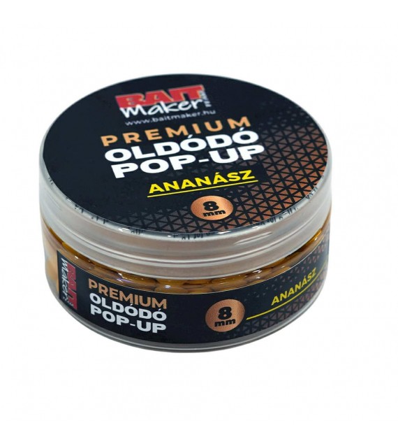 BAIT MAKER Premium Oldódó Pop Up 8 mm Ananász 20 g