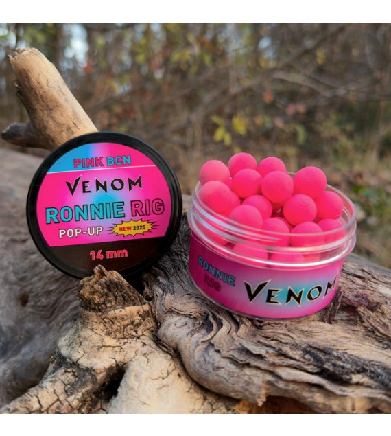 Feedermánia Venom Ronnie Rig Pop-Up 14 mm PINK BCN