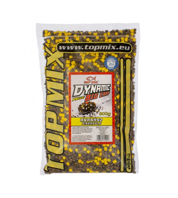 TOP MIX Dynamic BIG Carp etető pellet, Ananász
